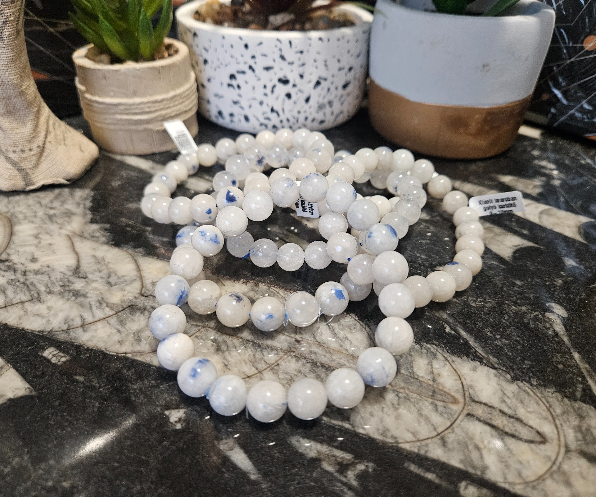 Brána Nebeskej Komunikácie: Kyanit v Kvarci Náramok - Image 4