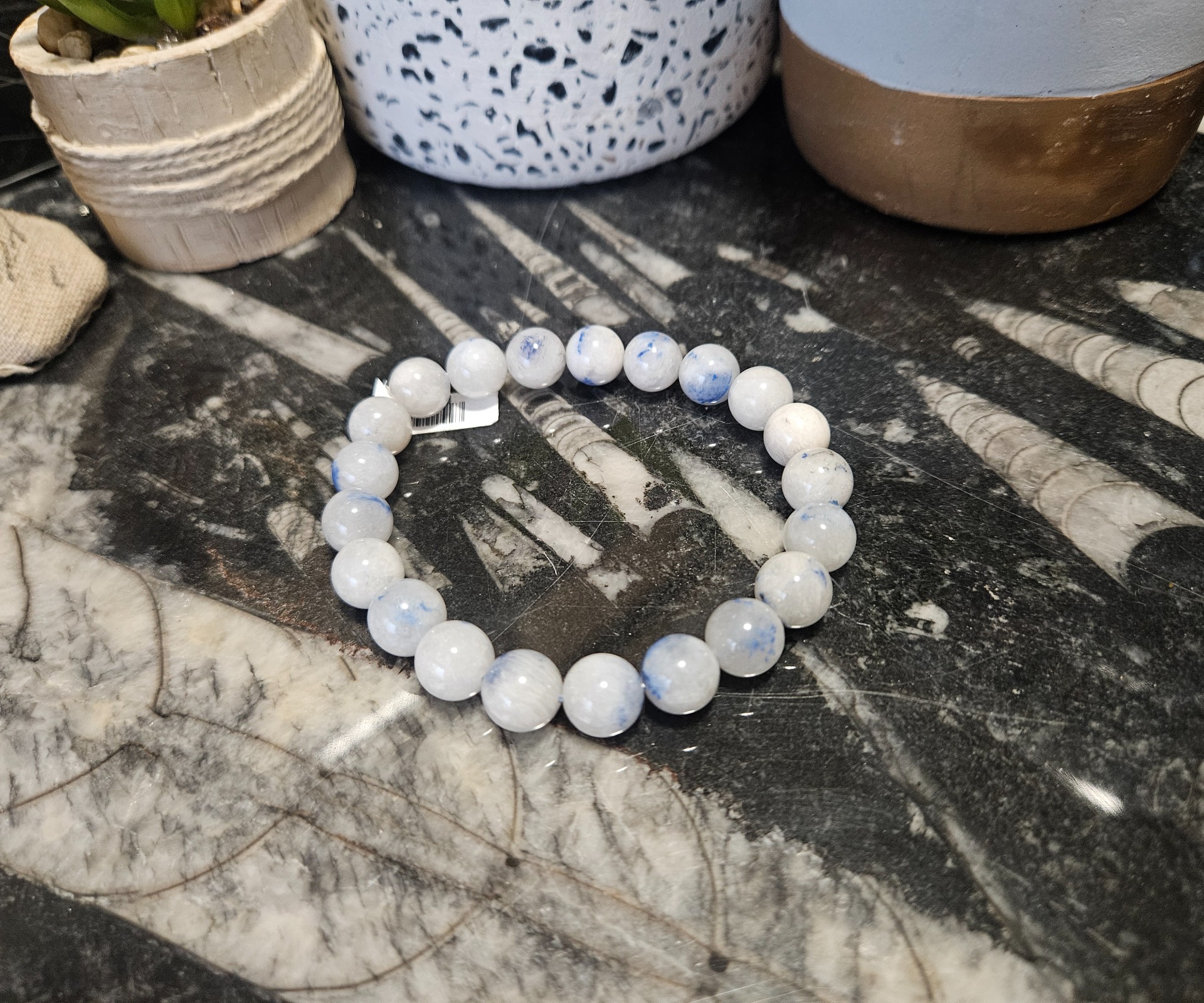 Brána Nebeskej Komunikácie: Kyanit v Kvarci Náramok - Image 3