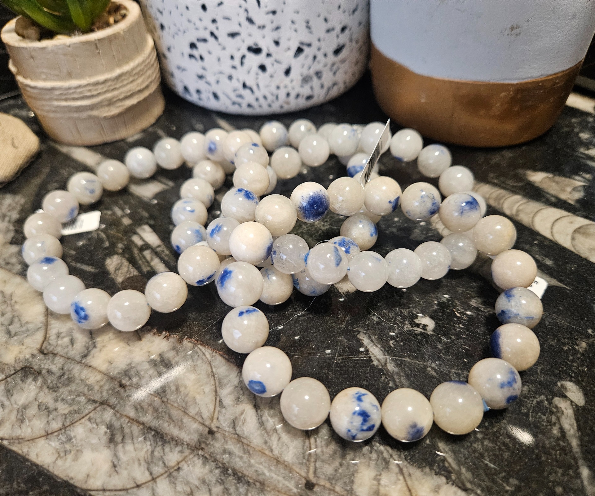 Brána Nebeskej Komunikácie: Kyanit v Kvarci Náramok - Image 2