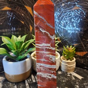 Sila vôle-Obelisk Jáspis Červený