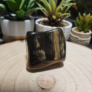 Imperial Limnokvarcit – Sila slovenskej prírody (Prírodný slovenský Limnokvarcit – ručne leštený dekoratívny minerál)#206