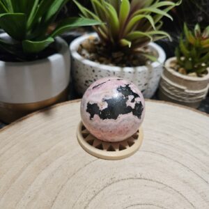 Guľa Liečivého Objatia: Jedinečná Rodochrozitová Energia(144g)