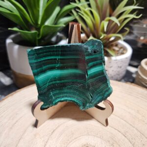 Malachit leštený "82"