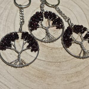 Strom života – Kľúčenka s Gránátom (5 cm)