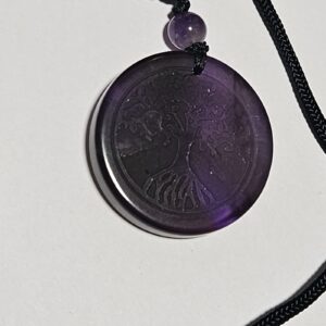 PRÍVESOK Z AMETYSTU STROM ŽIVOTA