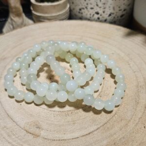 Imperial Jadeite Glow – Žiarivý Jadeit (Jadeitový guličkový náramok, 8 mm)