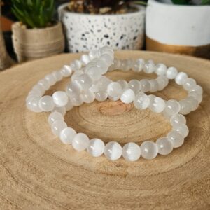 Imperial Selenite Bracelet – Náramok anjelského svetla (Náramok zo selenitu)