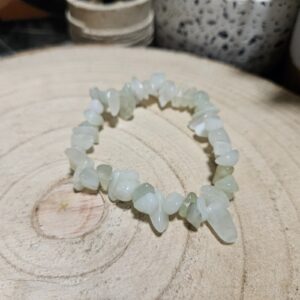 Imperial Frozen Luck – Ľadové šťastie (Náramok zo sekaného Jadeitu, 16-18 cm)