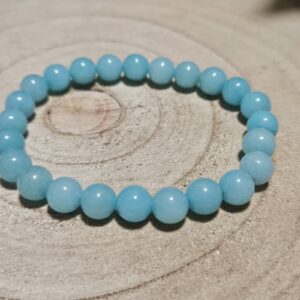 AMAZONITOVÝ NÁRAMOK Z GUĽÔČOK"8" – KLASICKÝ ŠPERK HARMÓNIE A ODVAHY