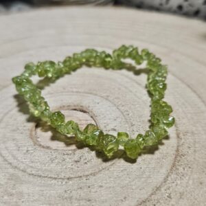 Imperial Spring Awakening – Jarné prebudenie (Náramok z olivínu-peridotu, úlomky, 16-18 cm)