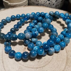 Kruh Sústredenia a Motivácie – Apatitový Guľôčkový Náramok 8 mm (16-18 cm)