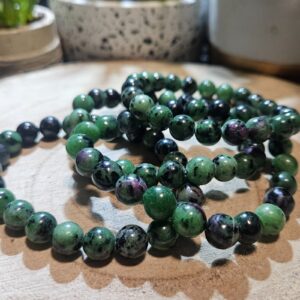 Imperial Heartfire – Ohnivé srdce (Náramok z rubínu v zoizite, 16-18 cm)