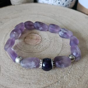 NÁRAMOK AMETYST OVÁL-MATNÝ