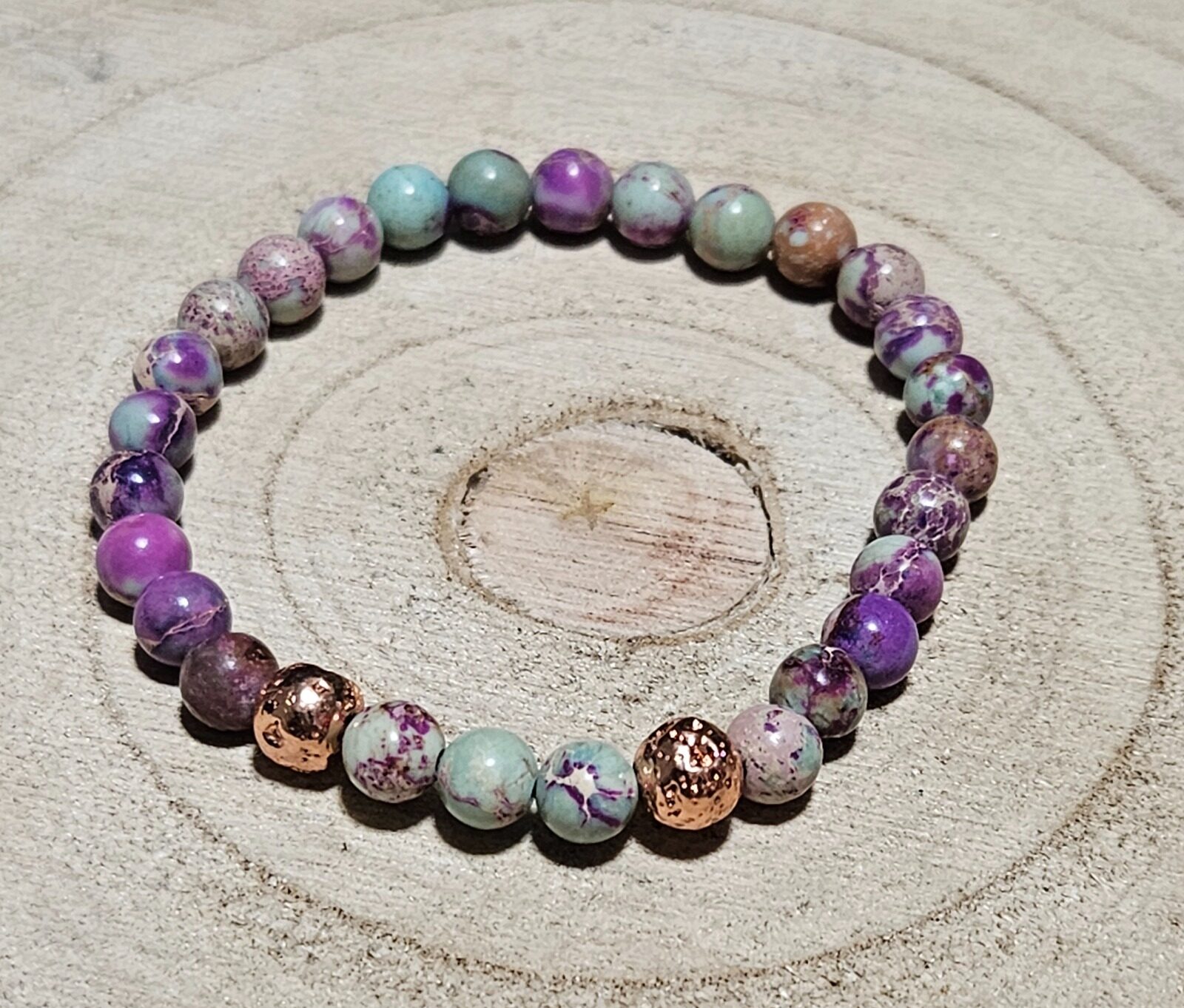 Imperial Regalite Jasper Gold Lava Creative Balance Bracelet naramok jaspis regalite zlata lava koralky z mineralov kamen kreativity zlaty rucna vyroba