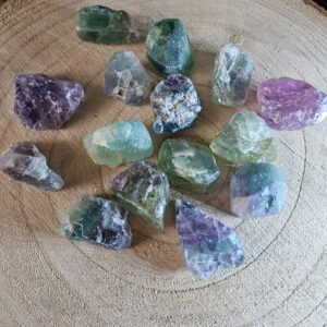 Dúha Vedomia – Surový Fluoritový Kameň Zamerania (Vedomé Čistenie)