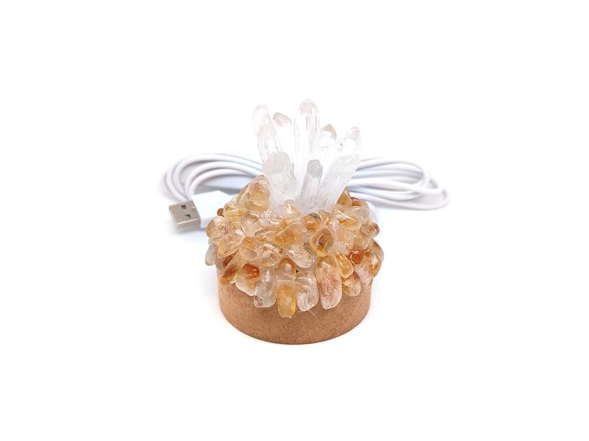 Imperial Citrine Aura – USB lampa hojnosti a vitality - Image 2