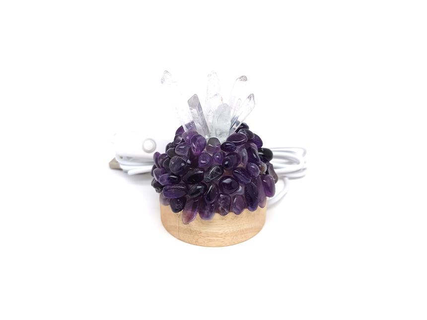 Imperial Amethyst Aura – USB lampa spirituálneho pokoja - Image 2
