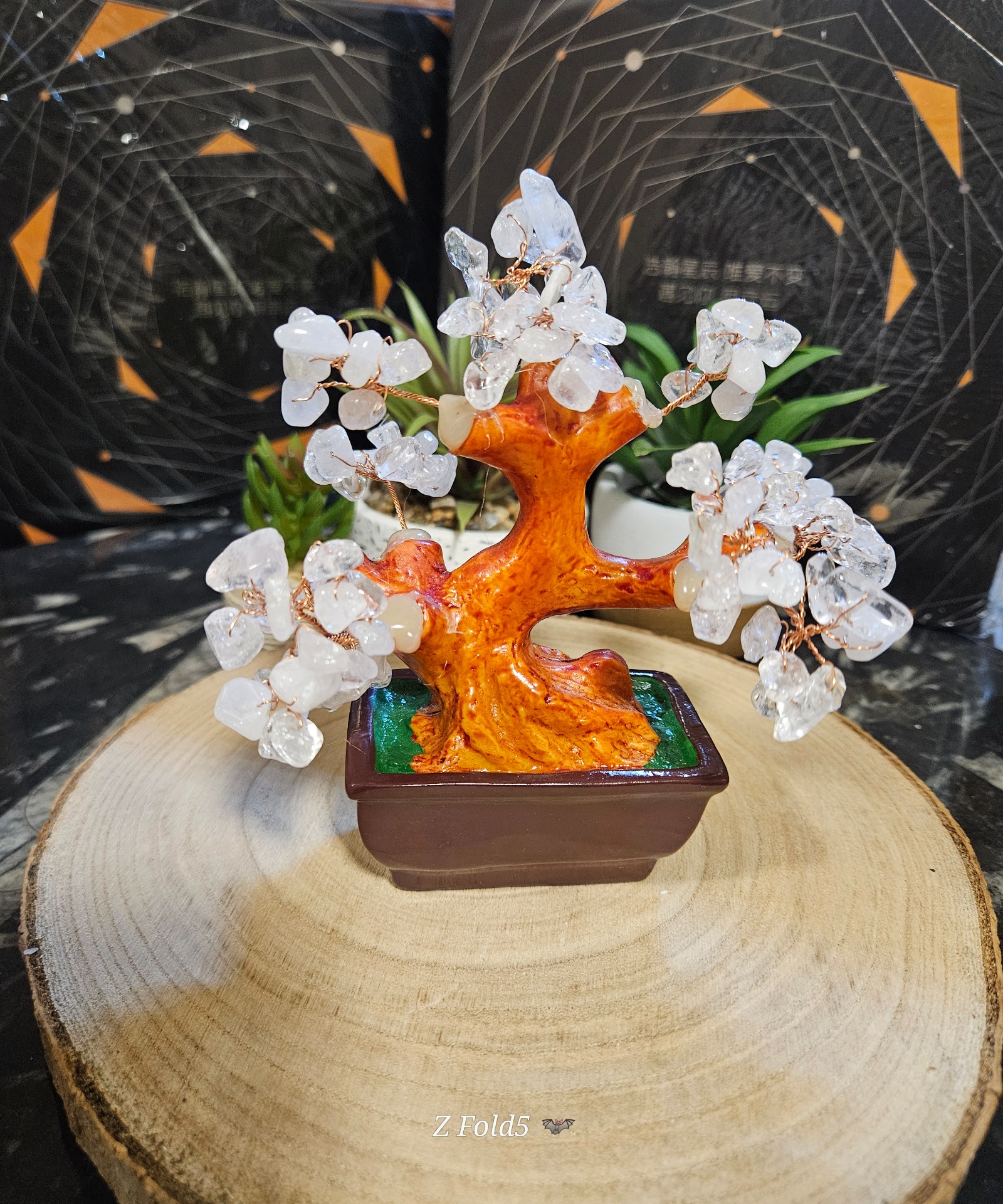 krištáľový bonsaj strom svetla harmónia feng shui prírodný minerál imperial-mineral