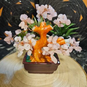 Imperial Ruženín Bonsai stromček lásky v keramike 12cm