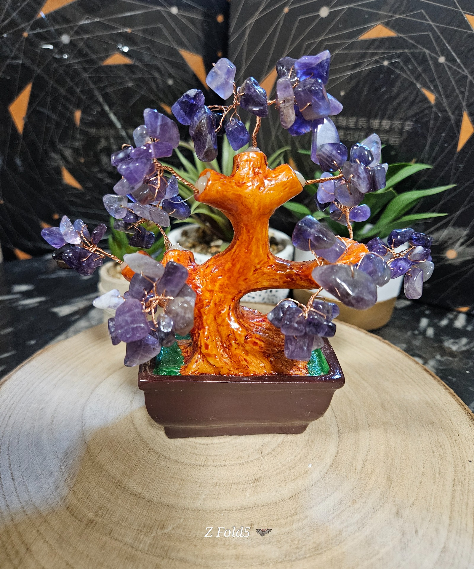Imperial Ametyst Bonsai v keramickom kaspó 12cm