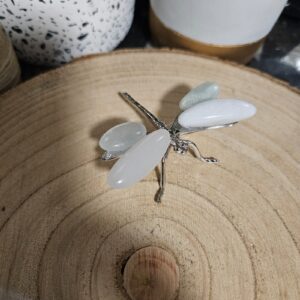 Imperial Aquamarine Dragonfly - dekoratívna vážka z prírodného akvamarínu
