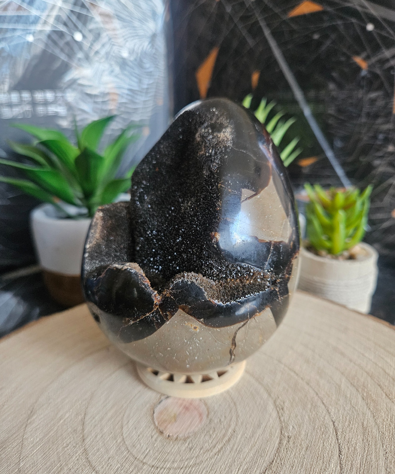 Imperial Septaria Dragon Egg XL – Prastarý strážca múdrosti-1020g - Image 2