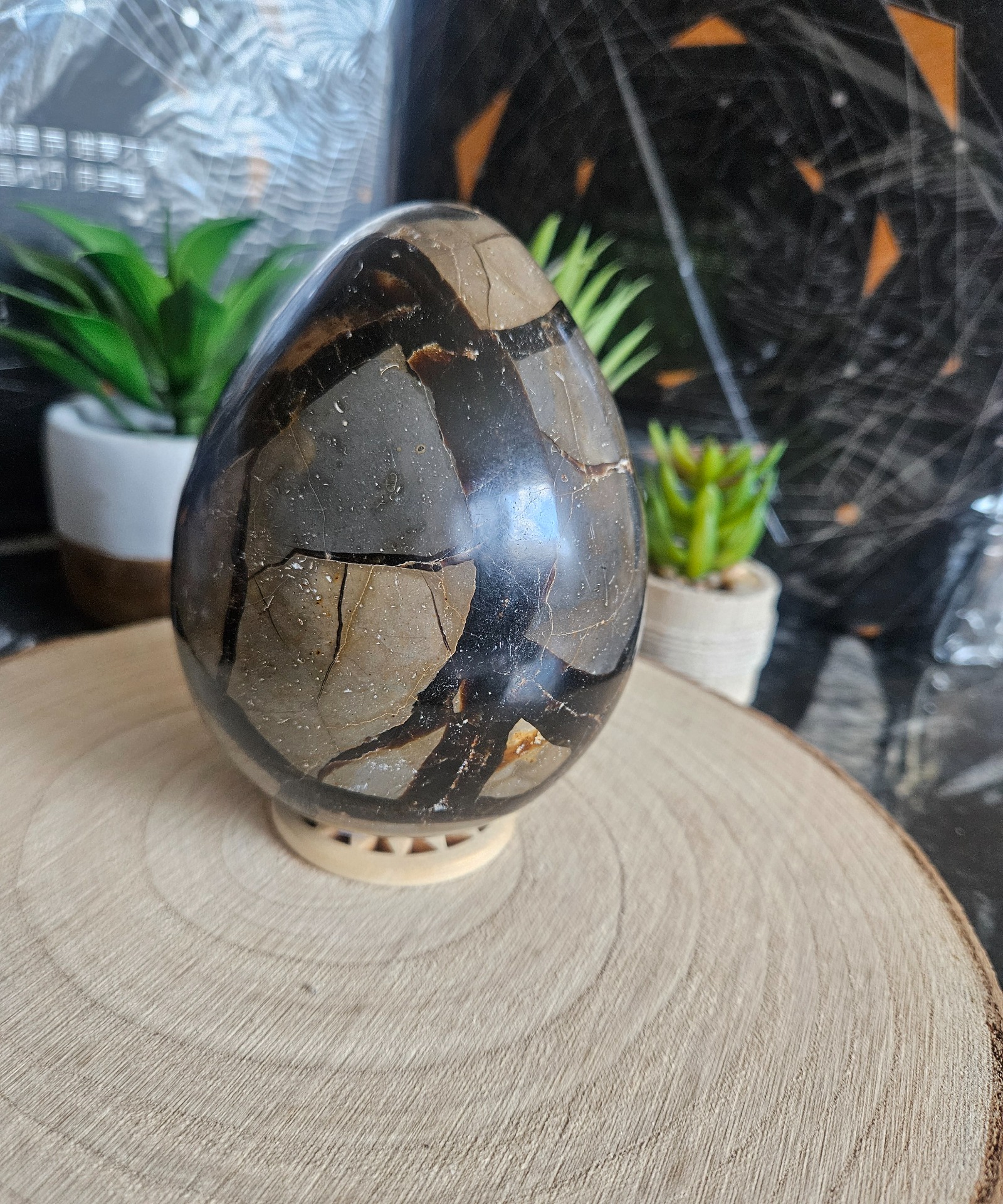 Imperial Septaria Dragon Egg XL – Prastarý strážca múdrosti-1020g - Image 3