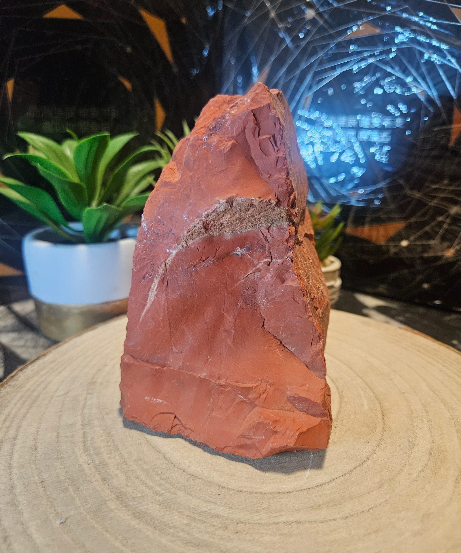 Imperial Red Jasper Raw XL - Surový červený jaspis monolit pre ochranu a silu