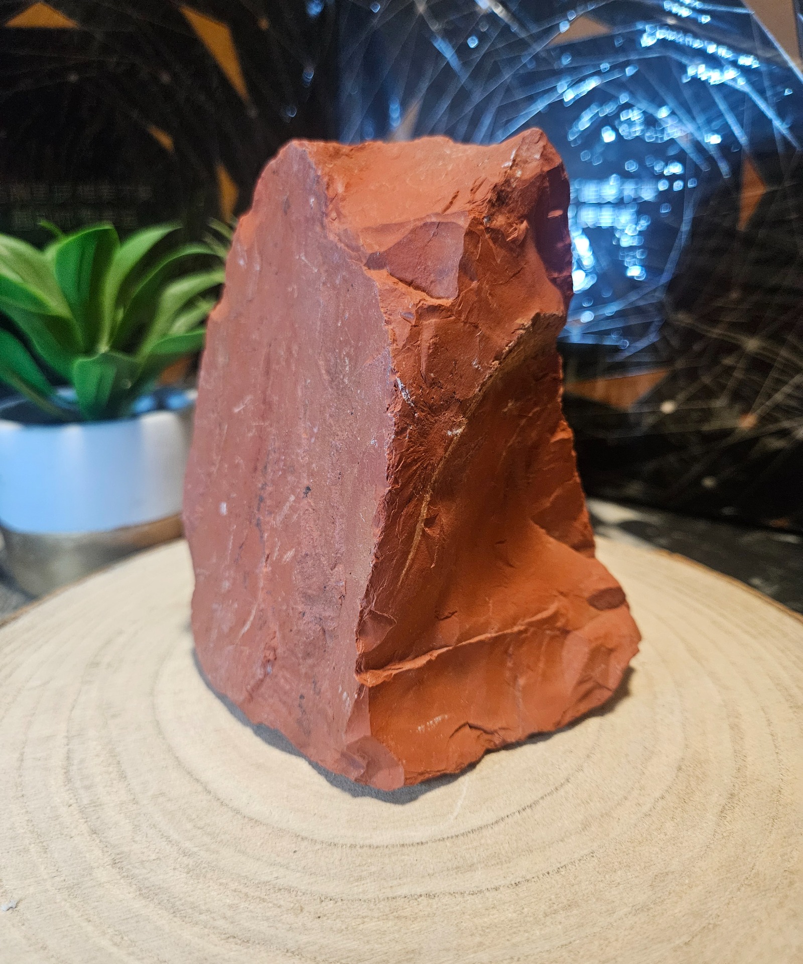 Imperial Red Jasper Raw XL - Surový červený jaspis monolit pre ochranu a silu