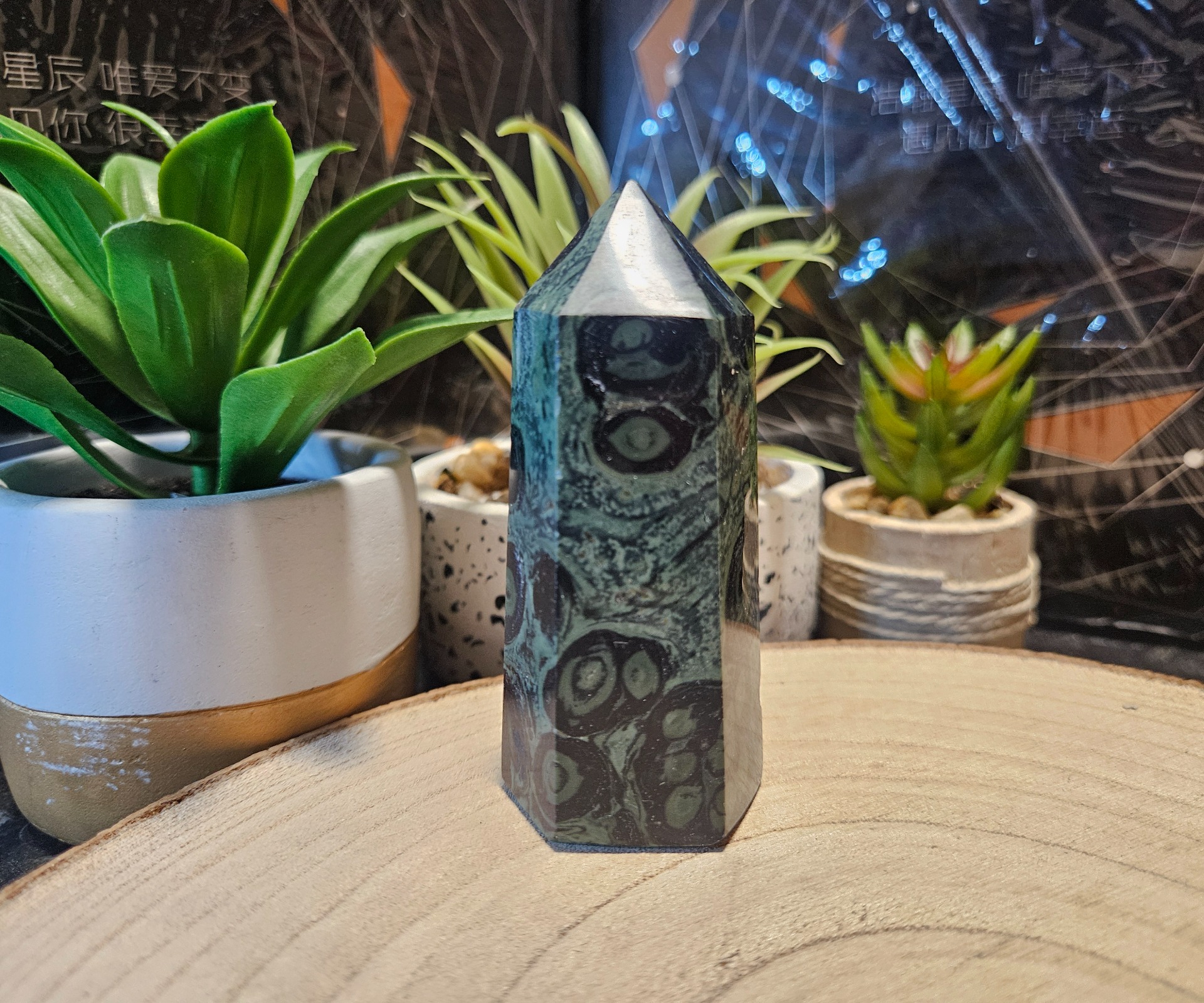 Imperial Kambaba Jasper Peace Generator jaspis Kambaba generator spic rituálne minerály 169g