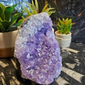 Imperial Uruguay Amethyst Drúza - Sýto fialová drúza z Uruguaja
