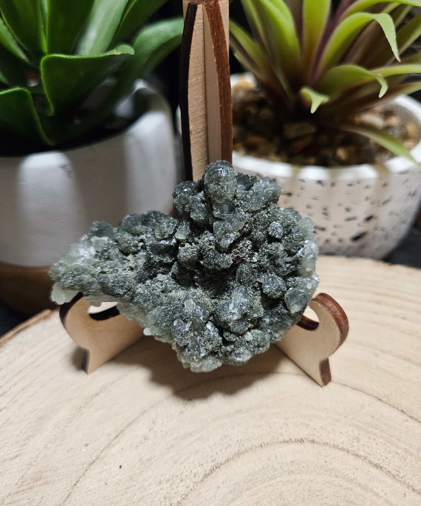 Imperial Prehnite Sanctuary 67 surovy kamen prehnit pre vnutorny pokoj a feng-shui