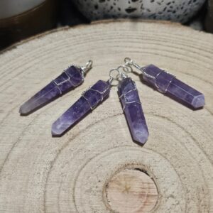 Imperial Amethyst Point - Brúsený ametystový špic ako prívesok