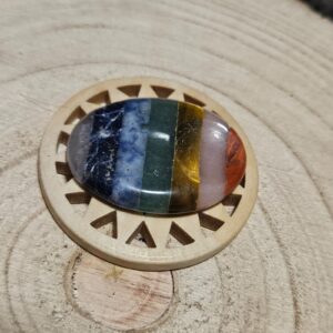 cakrova hmatka sedem cakier ovalny lestený kamen do dlane stres antistresovy mineral rituál imperial-mineral