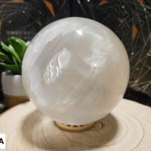 Imperial Selenite Sphere Maxi - Obrovská selenitová guľa pre energetickú ochranu