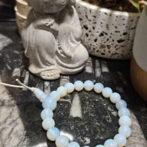 opalitovy naramok buddha koralky synteticky opalit kamen pokoja etericky lesk intuicia vnutorny klud meditacia tretie oko imperial-mineral