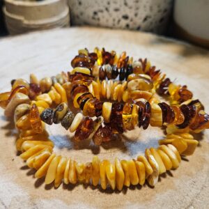 Imperial Amber Maxi Splitter Bracelet jantarovy naramok splitter skameneny jantar kamen pozitivnej energie mineraly rucna vyroba
