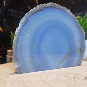 Imperial Earth Core Agate Druze Geode achatove tazitko 406 rezany lesteny mineral