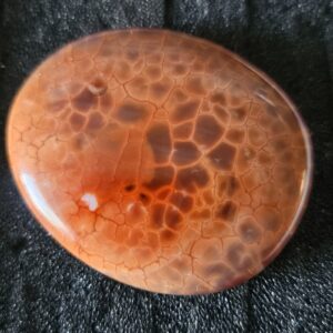Imperial Fire Agate Cellular Touchstone ohnavy achat chmatka lestenny okruhliak mineral surove kamene