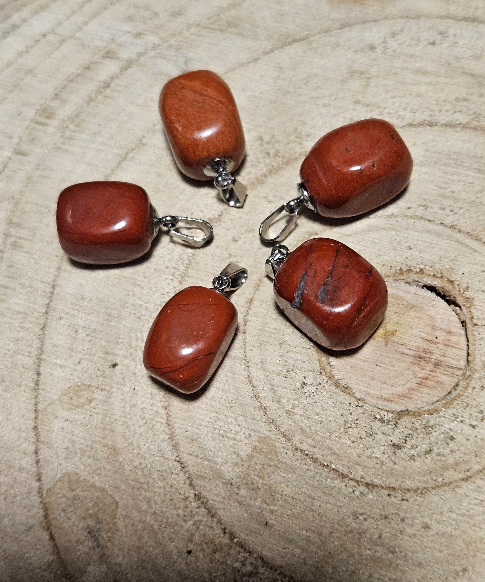 Imperial Red Jasper Courage Talisman Pendant privesok cerveny jaspis samostatny kamen odvahy