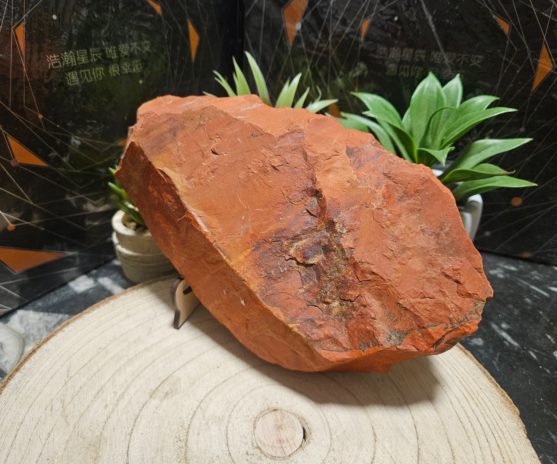 Imperial Red Jasper Raw XL - Surový červený jaspis pre uzemnenie a silu